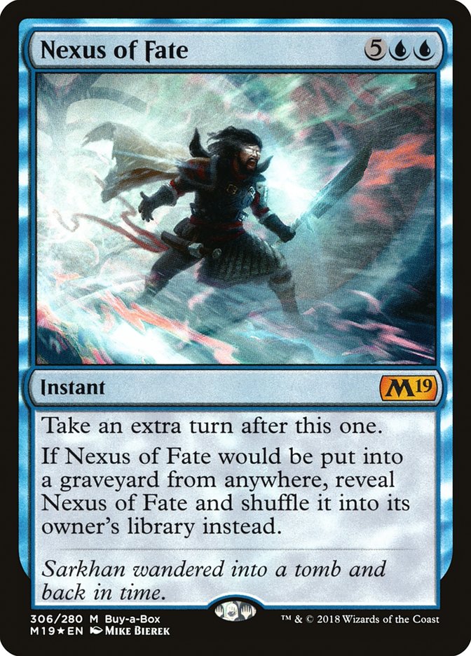 Nexus of Fate (Buy-A-Box) [Core Set 2019] MTG Single Magic: The Gathering    | Red Claw Gaming