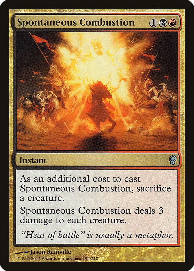 Spontaneous Combustion [Conspiracy] MTG Single Magic: The Gathering    | Red Claw Gaming