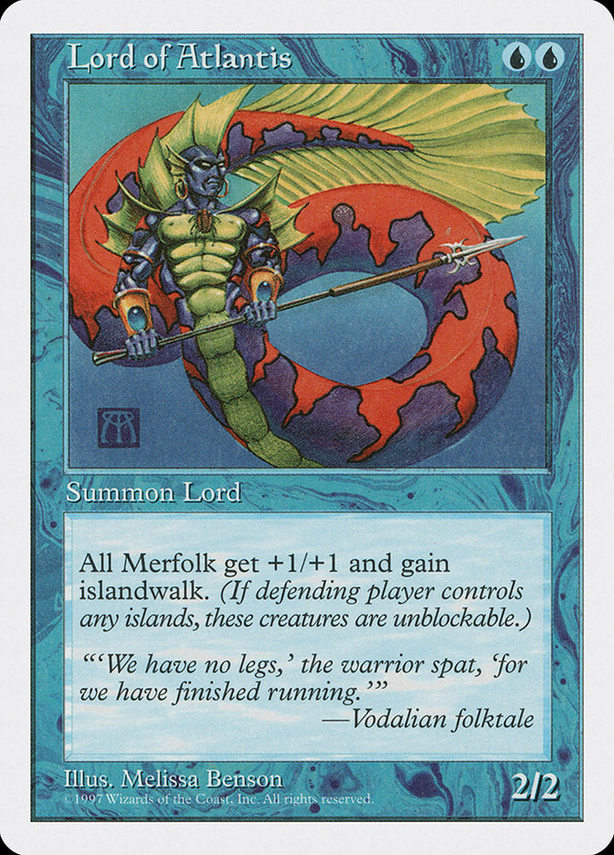 Lord of Atlantis [Fifth Edition] MTG Single Magic: The Gathering    | Red Claw Gaming