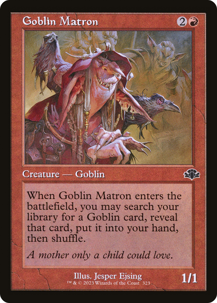 Goblin Matron (Retro) [Dominaria Remastered] MTG Single Magic: The Gathering    | Red Claw Gaming
