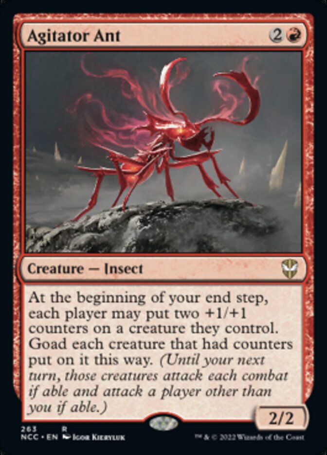 Agitator Ant [Streets of New Capenna Commander] MTG Single Magic: The Gathering    | Red Claw Gaming
