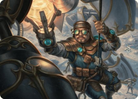 Powerstone Engineer Art Card [The Brothers' War Art Series] MTG Single Magic: The Gathering    | Red Claw Gaming