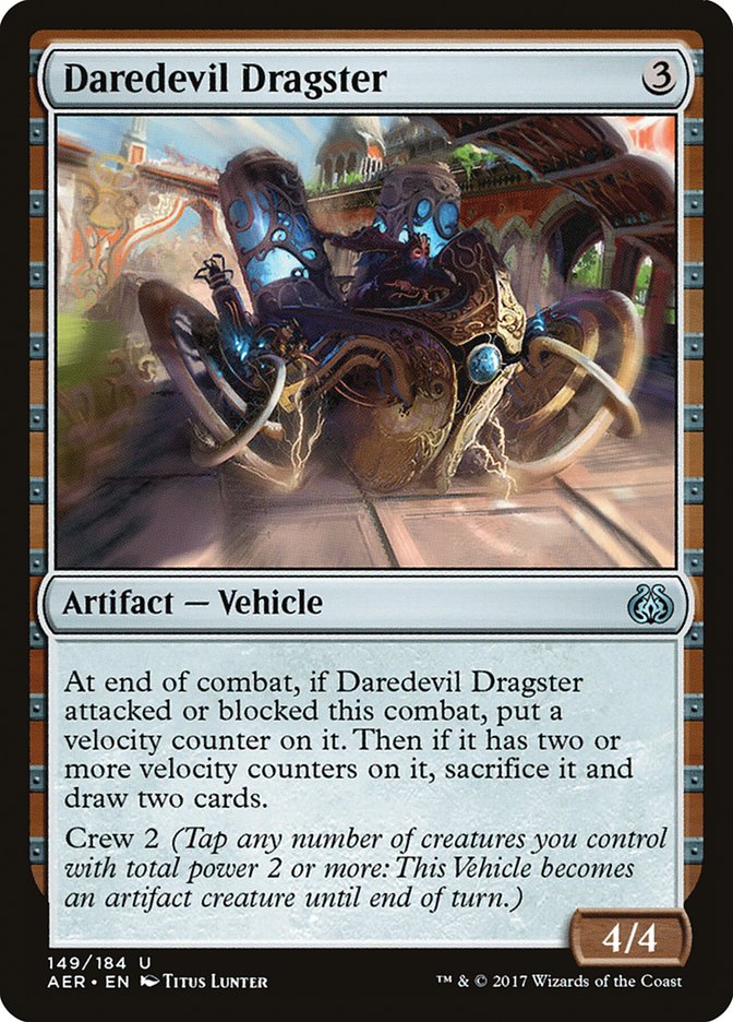 Daredevil Dragster [Aether Revolt] MTG Single Magic: The Gathering    | Red Claw Gaming