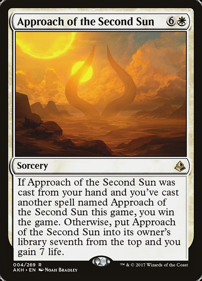 Approach of the Second Sun [Amonkhet] MTG Single Magic: The Gathering    | Red Claw Gaming