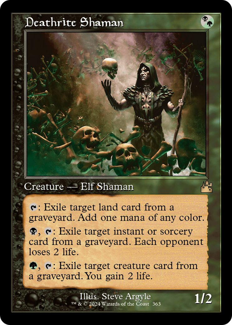 Deathrite Shaman (Retro Frame) [Ravnica Remastered] MTG Single Magic: The Gathering    | Red Claw Gaming