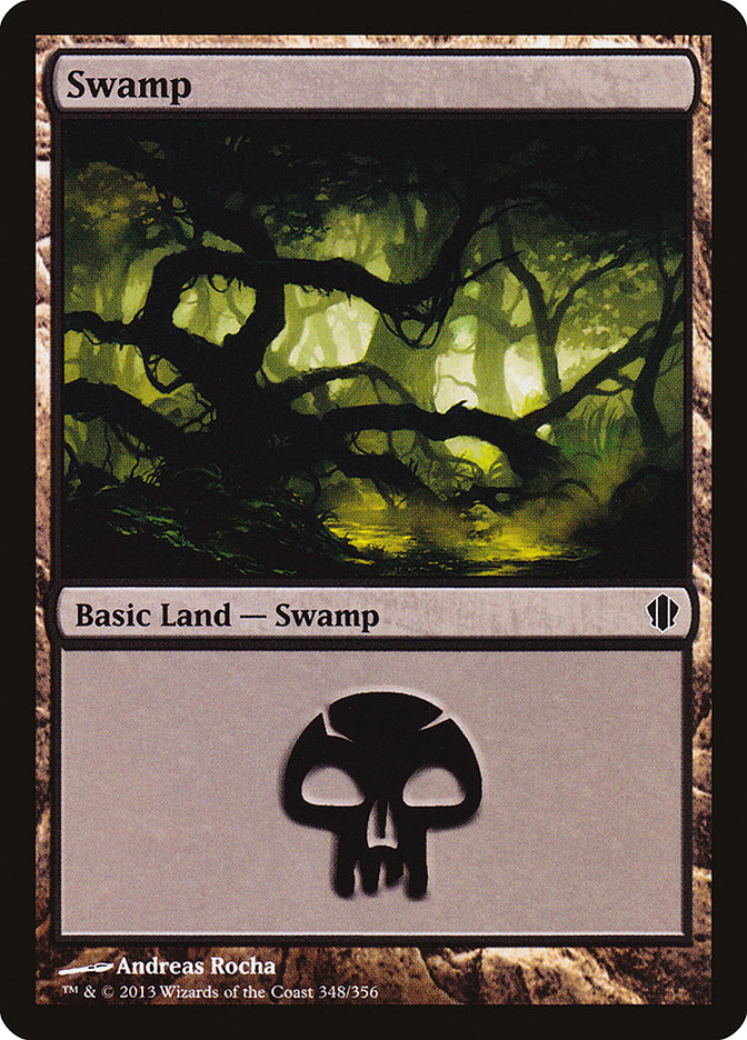 Swamp (348) [Commander 2013] MTG Single Magic: The Gathering    | Red Claw Gaming