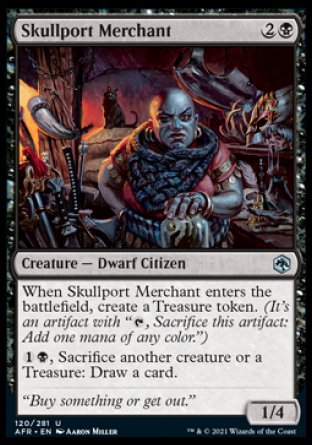 Skullport Merchant [Dungeons & Dragons: Adventures in the Forgotten Realms] MTG Single Magic: The Gathering    | Red Claw Gaming
