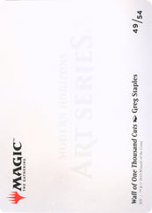 Wall of One Thousand Cuts // Wall of One Thousand Cuts [Modern Horizons Art Series] MTG Single Magic: The Gathering    | Red Claw Gaming