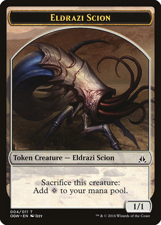Eldrazi Scion Token (004/011) [Oath of the Gatewatch Tokens] MTG Single Magic: The Gathering    | Red Claw Gaming