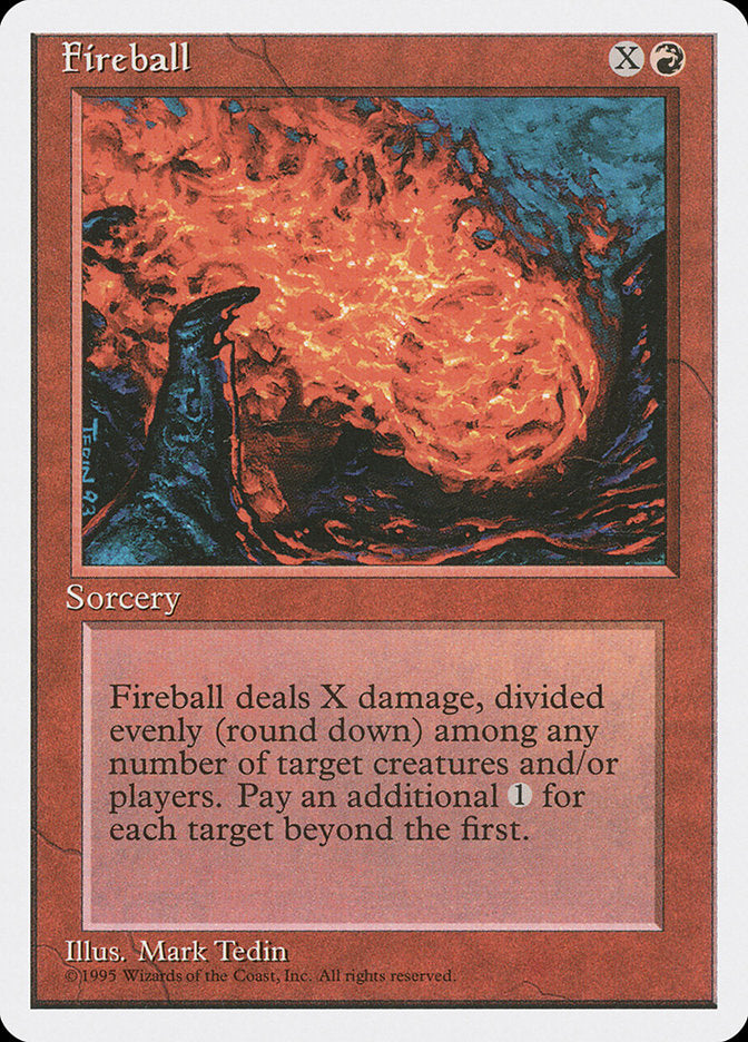 Fireball [Fourth Edition] MTG Single Magic: The Gathering    | Red Claw Gaming