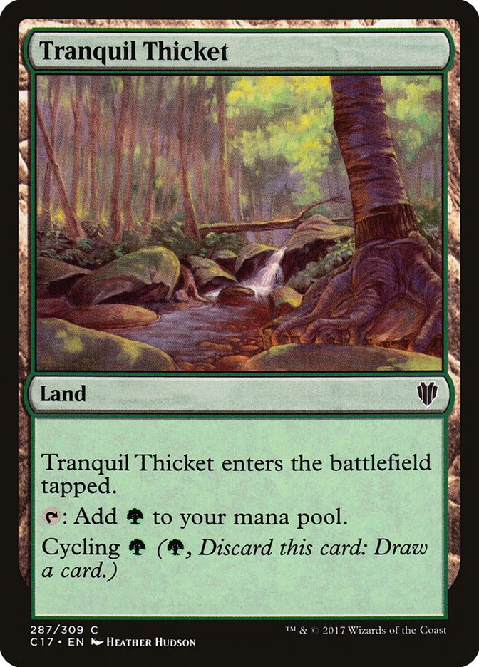 Tranquil Thicket [Commander 2017] MTG Single Magic: The Gathering    | Red Claw Gaming