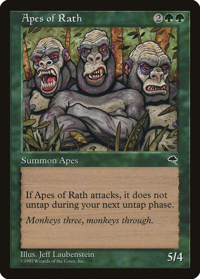 Apes of Rath [Tempest] MTG Single Magic: The Gathering    | Red Claw Gaming