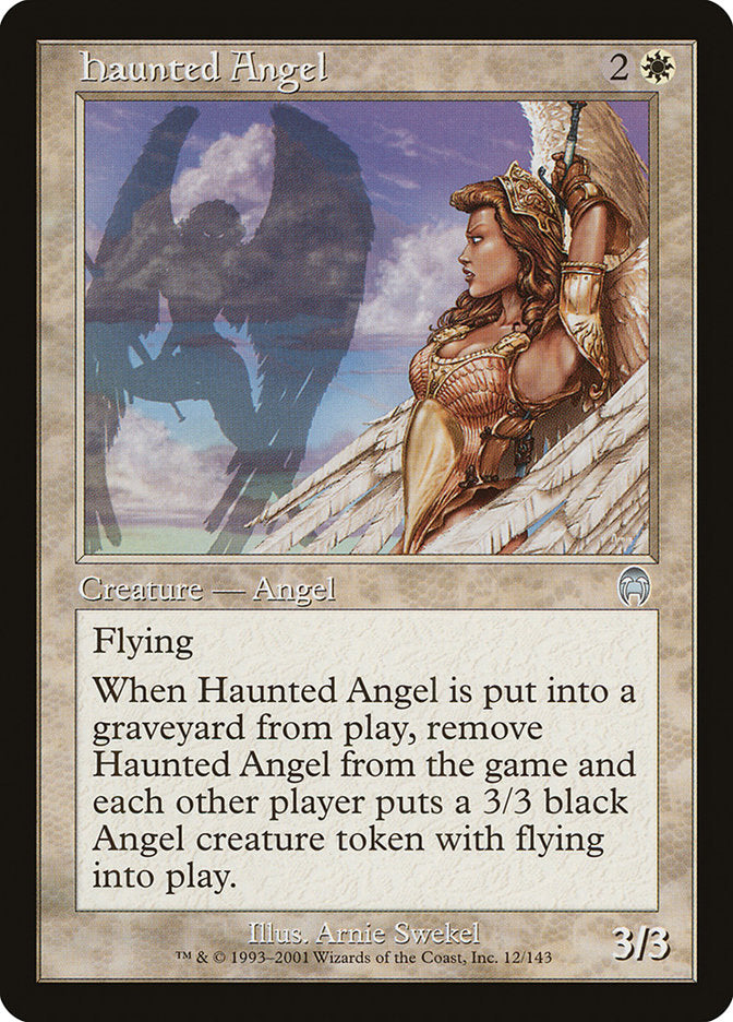 Haunted Angel [Apocalypse] MTG Single Magic: The Gathering    | Red Claw Gaming