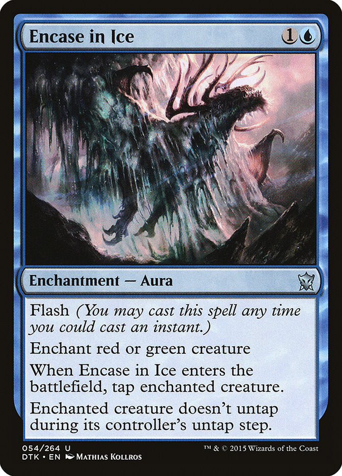 Encase in Ice [Dragons of Tarkir] MTG Single Magic: The Gathering    | Red Claw Gaming