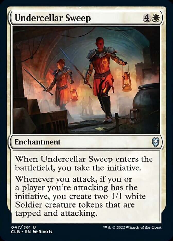 Undercellar Sweep [Commander Legends: Battle for Baldur's Gate] MTG Single Magic: The Gathering    | Red Claw Gaming