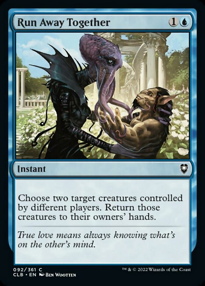 Run Away Together [Commander Legends: Battle for Baldur's Gate] MTG Single Magic: The Gathering    | Red Claw Gaming