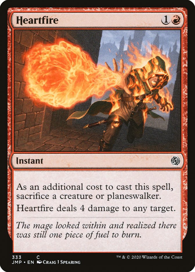 Heartfire [Jumpstart] MTG Single Magic: The Gathering    | Red Claw Gaming