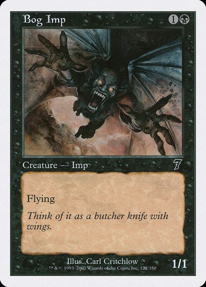 Bog Imp [Seventh Edition] MTG Single Magic: The Gathering    | Red Claw Gaming