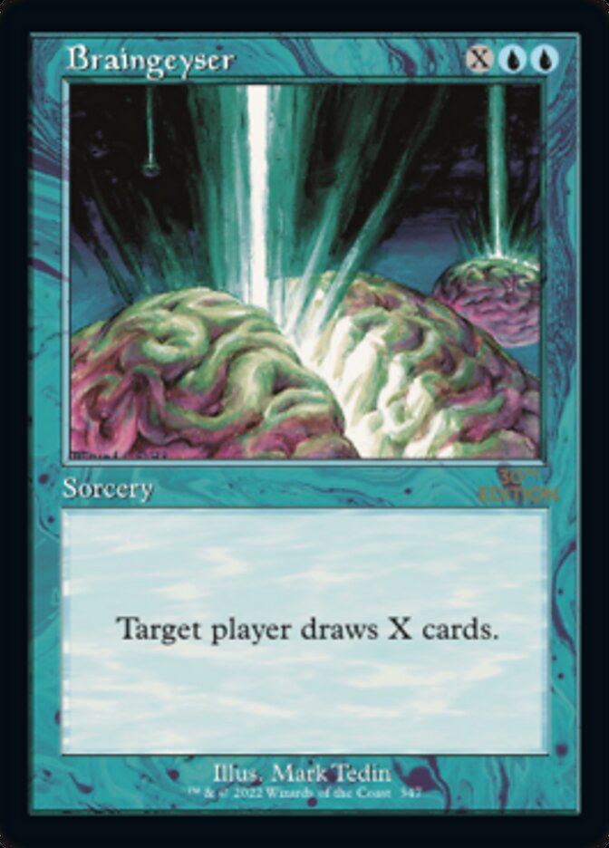 Braingeyser (Retro) [30th Anniversary Edition] MTG Single Magic: The Gathering    | Red Claw Gaming