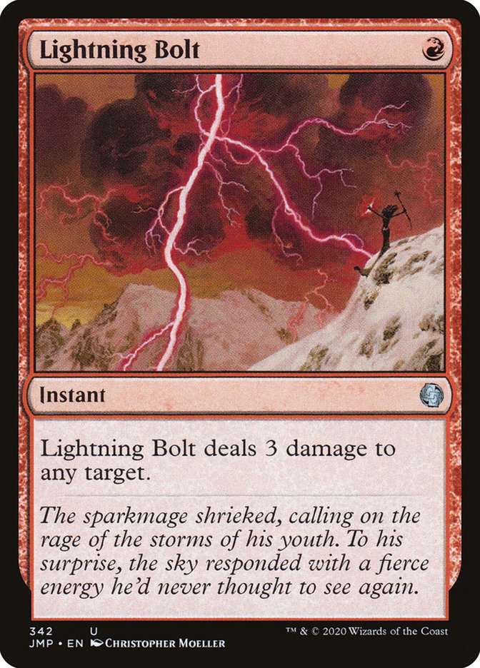 Lightning Bolt [Jumpstart] MTG Single Magic: The Gathering    | Red Claw Gaming