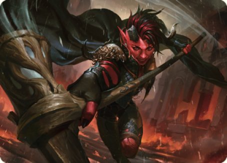 Karlach, Fury of Avernus Art Card (34) [Commander Legends: Battle for Baldur's Gate Art Series] MTG Single Magic: The Gathering    | Red Claw Gaming