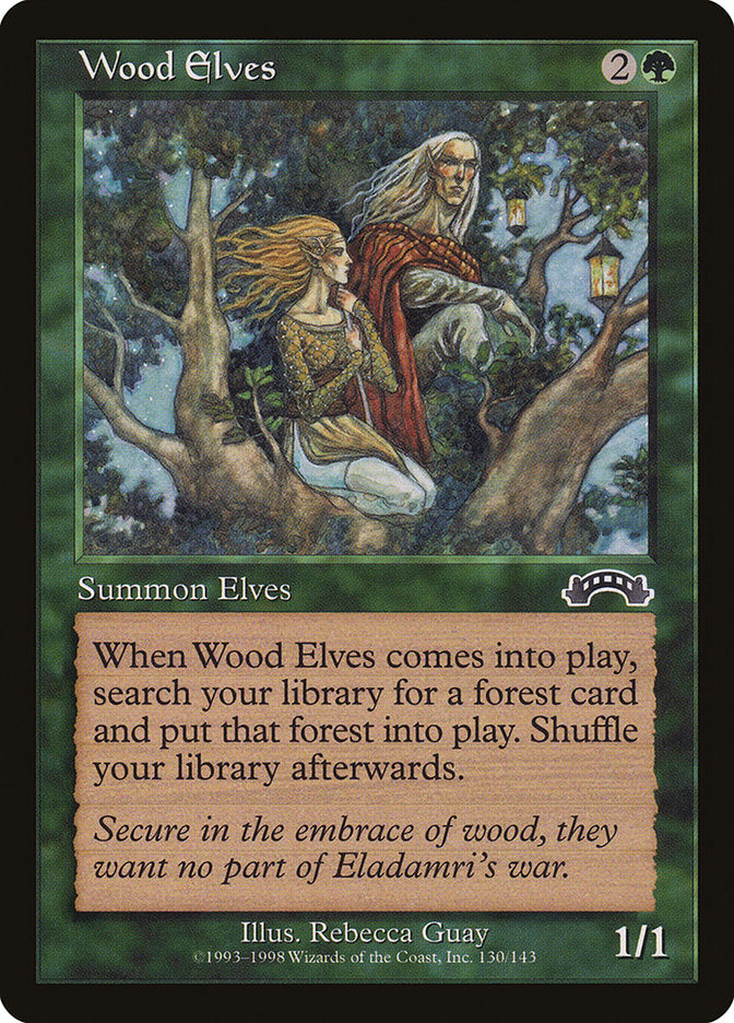 Wood Elves [Exodus] MTG Single Magic: The Gathering    | Red Claw Gaming