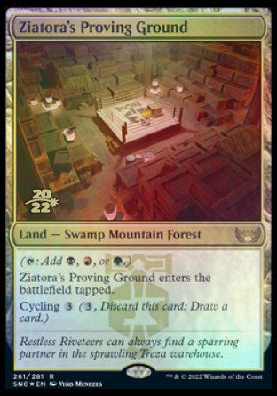 Ziatora's Proving Ground [Streets of New Capenna Prerelease Promos] MTG Single Magic: The Gathering    | Red Claw Gaming
