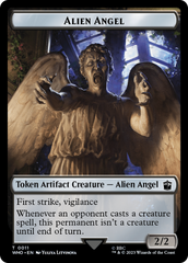 Alien Angel // Alien Insect Double-Sided Token [Doctor Who Tokens] MTG Single Magic: The Gathering    | Red Claw Gaming