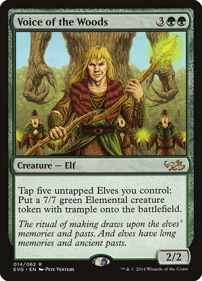 Voice of the Woods (Elves vs. Goblins) [Duel Decks Anthology] MTG Single Magic: The Gathering    | Red Claw Gaming