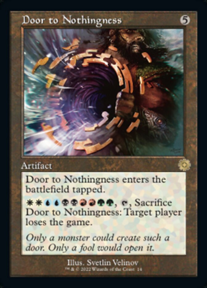 Door to Nothingness (Retro) [The Brothers' War Retro Artifacts] MTG Single Magic: The Gathering    | Red Claw Gaming