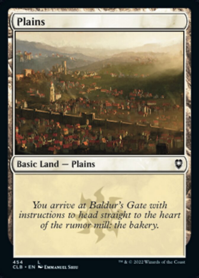 Plains (454) [Commander Legends: Battle for Baldur's Gate] MTG Single Magic: The Gathering    | Red Claw Gaming