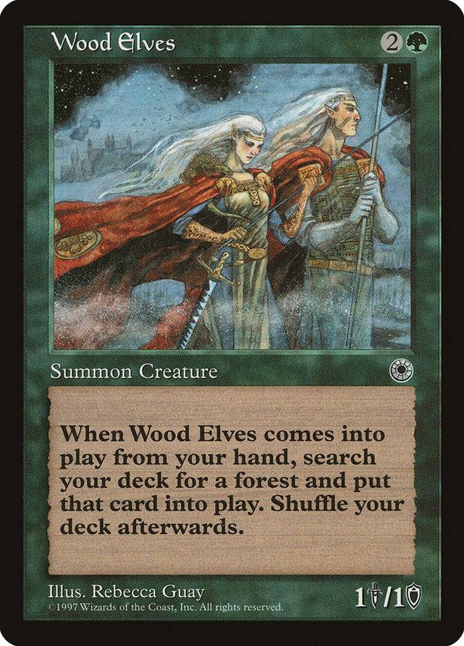 Wood Elves [Portal] MTG Single Magic: The Gathering    | Red Claw Gaming