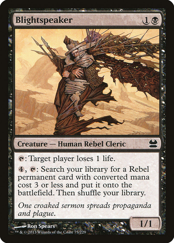 Blightspeaker [Modern Masters] MTG Single Magic: The Gathering    | Red Claw Gaming