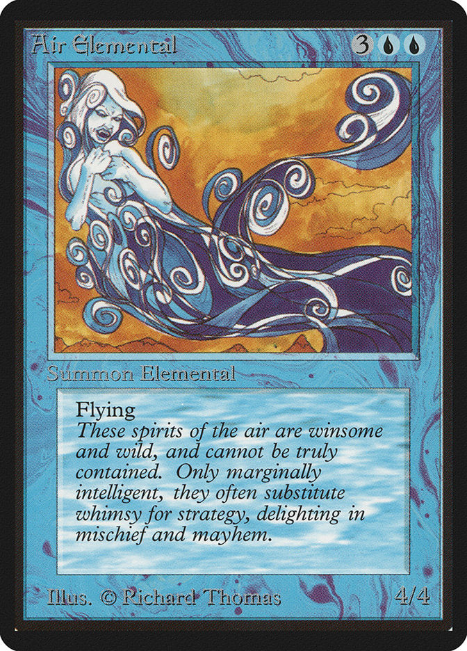 Air Elemental [Beta Edition] MTG Single Magic: The Gathering    | Red Claw Gaming
