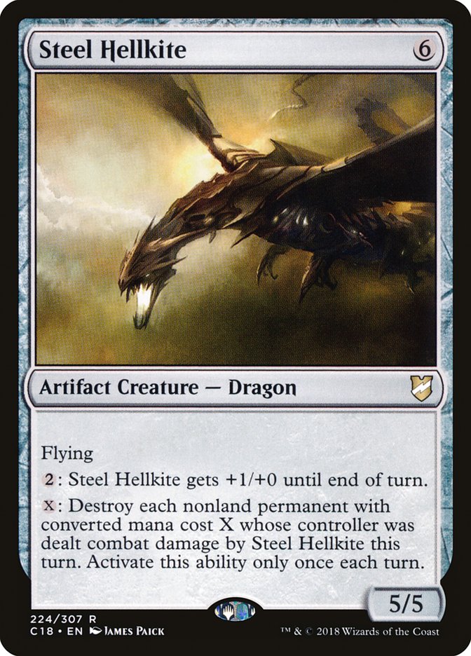 Steel Hellkite [Commander 2018] MTG Single Magic: The Gathering    | Red Claw Gaming