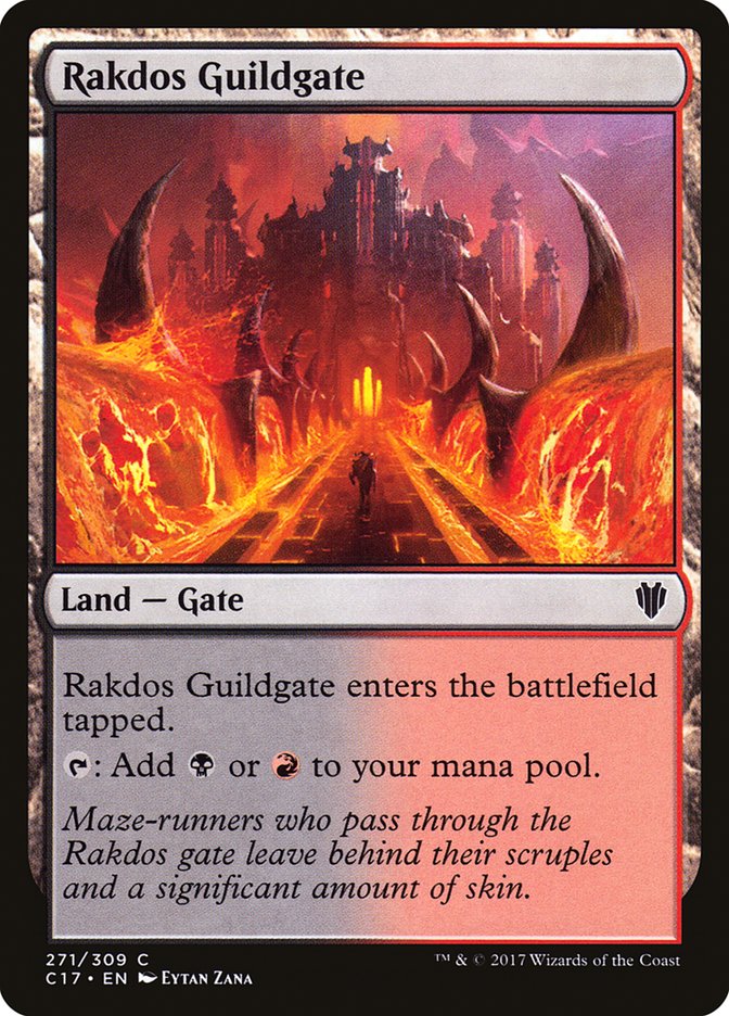 Rakdos Guildgate [Commander 2017] MTG Single Magic: The Gathering    | Red Claw Gaming