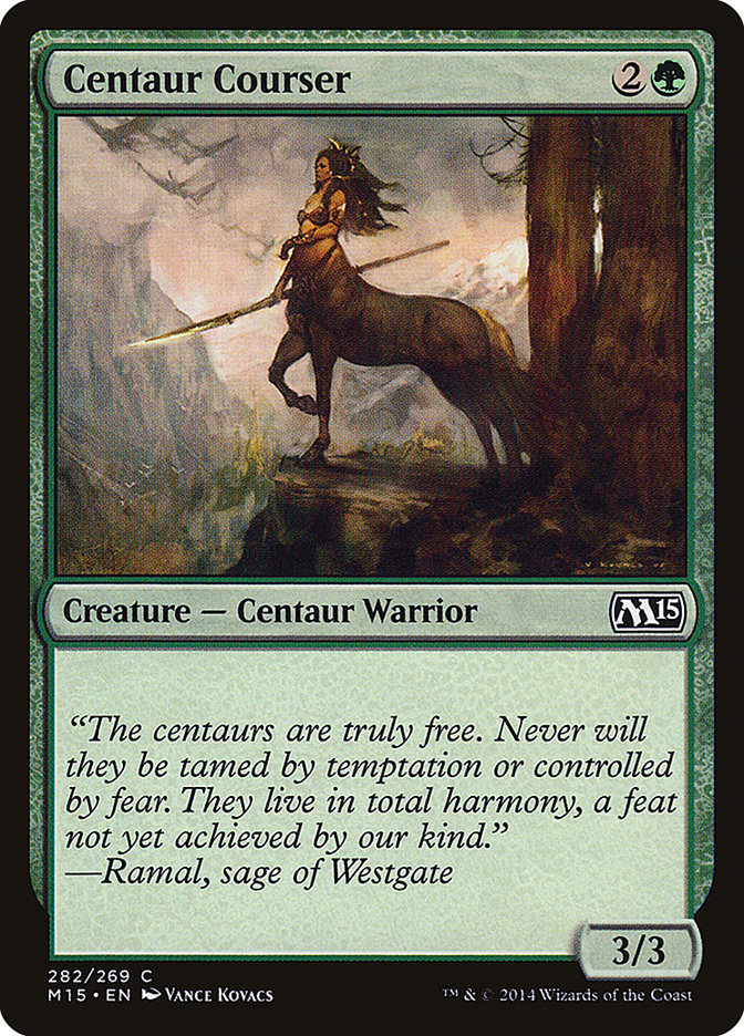 Centaur Courser [Magic 2015] MTG Single Magic: The Gathering    | Red Claw Gaming
