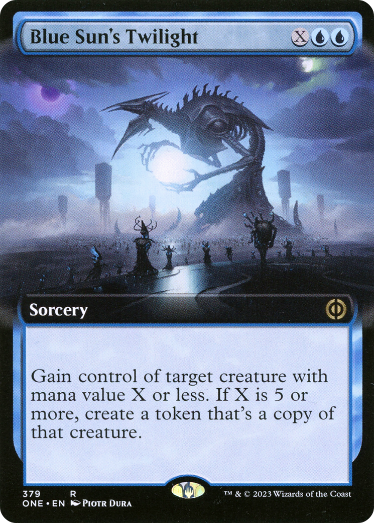 Blue Sun's Twilight (Extended Art) [Phyrexia: All Will Be One] MTG Single Magic: The Gathering    | Red Claw Gaming