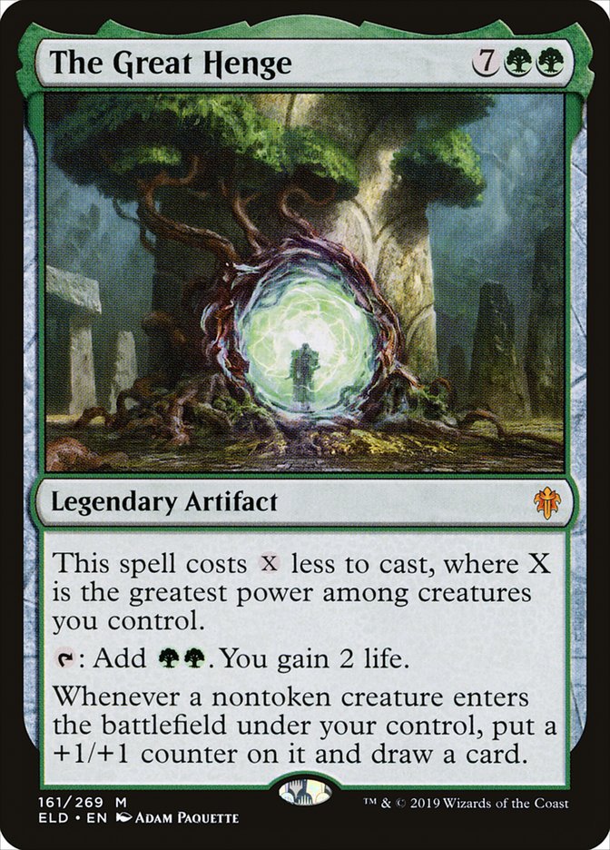 The Great Henge [Throne of Eldraine] MTG Single Magic: The Gathering    | Red Claw Gaming