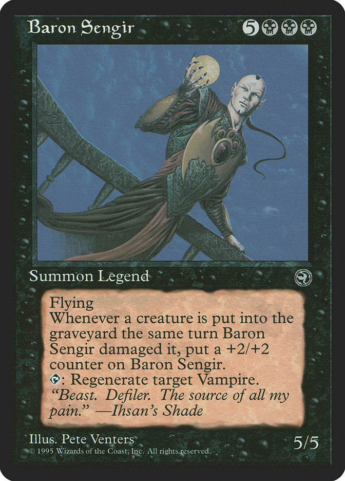 Baron Sengir [Homelands] MTG Single Magic: The Gathering    | Red Claw Gaming