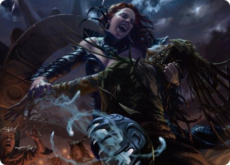 Olivia's Midnight Ambush Art Card [Innistrad: Midnight Hunt Art Series] MTG Single Magic: The Gathering    | Red Claw Gaming