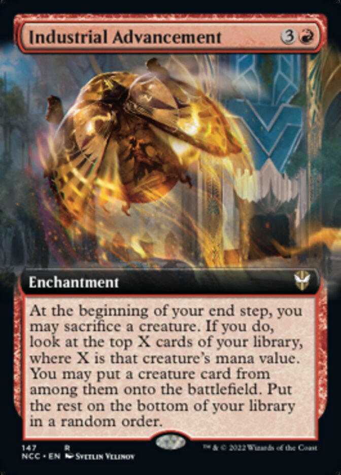Industrial Advancement (Extended Art) [Streets of New Capenna Commander] MTG Single Magic: The Gathering    | Red Claw Gaming