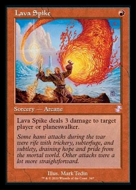 Lava Spike (Timeshifted) [Time Spiral Remastered] MTG Single Magic: The Gathering    | Red Claw Gaming