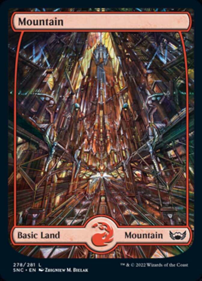 Mountain (278) [Streets of New Capenna] MTG Single Magic: The Gathering    | Red Claw Gaming