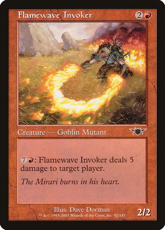 Flamewave Invoker [Legions] MTG Single Magic: The Gathering    | Red Claw Gaming