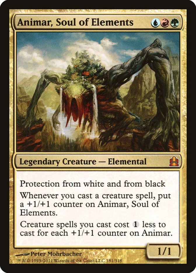 Animar, Soul of Elements [Commander 2011] MTG Single Magic: The Gathering    | Red Claw Gaming