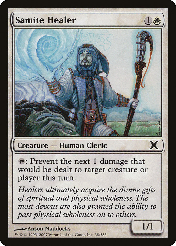 Samite Healer [Tenth Edition] MTG Single Magic: The Gathering    | Red Claw Gaming