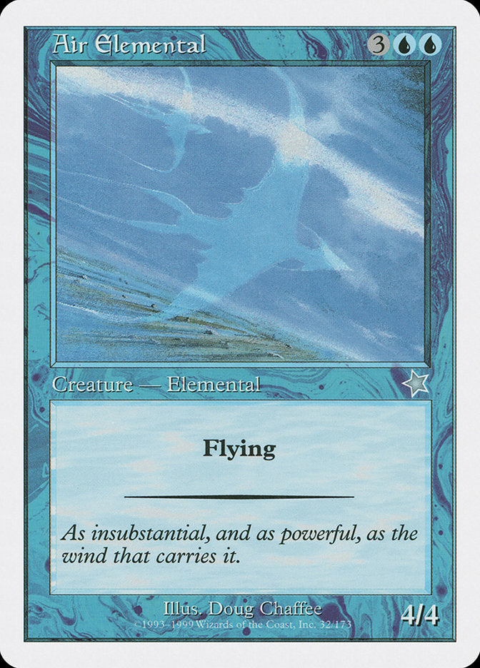 Air Elemental [Starter 1999] MTG Single Magic: The Gathering    | Red Claw Gaming