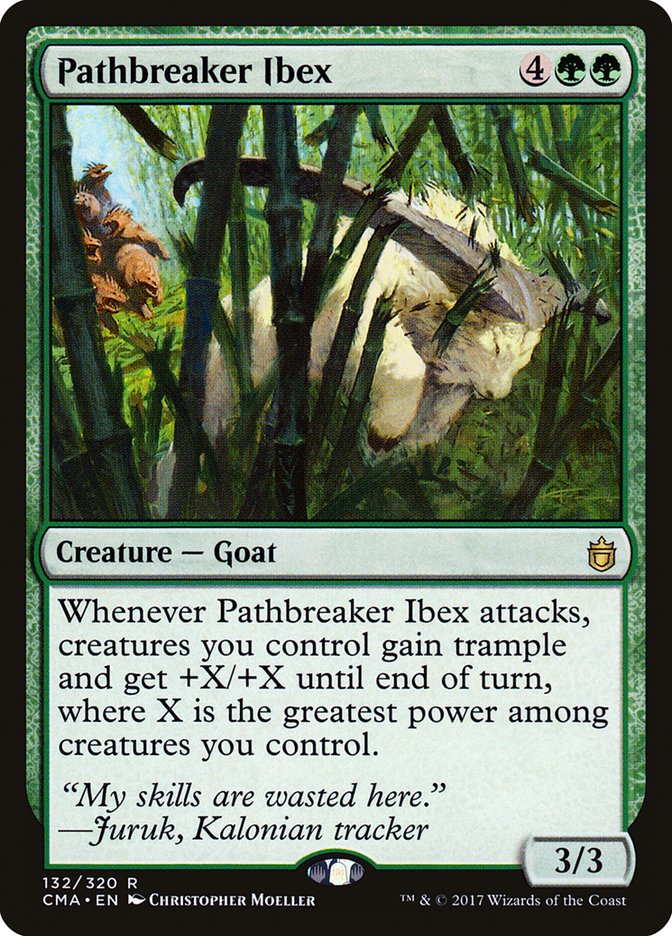 Pathbreaker Ibex [Commander Anthology] MTG Single Magic: The Gathering    | Red Claw Gaming