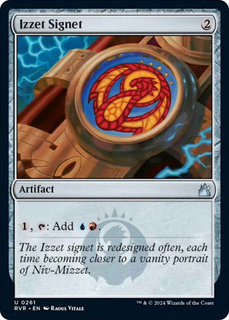 Izzet Signet [Ravnica Remastered] MTG Single Magic: The Gathering    | Red Claw Gaming